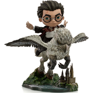 Iron Studios & Minico Harry Potter - Figura de Harry y Buckbeak