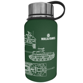 World of Tanks Thermos 650ml green