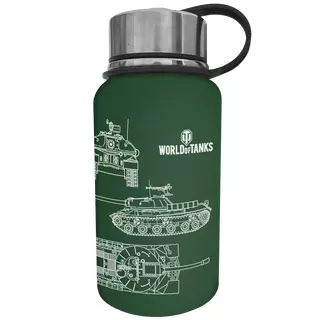 World of Tanks Thermos 650ml green