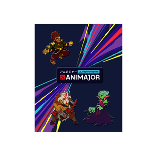 Weplay Dota 2 - Animajor Pin Set of 3