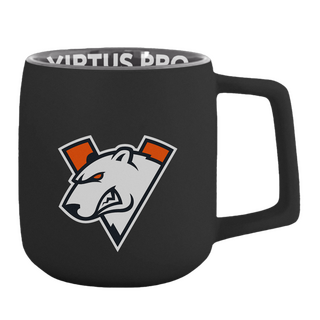Virtus.pro Tazza in ceramica con logo, grigio