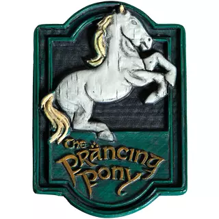 Weta Workshop  The Lord of the Rings - The Prancing Pony Magnet Plastic