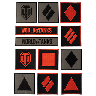 World of Tanks Zip hoodie with patches green, L