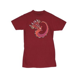 JINX D3 Cartoon Lord of Terror Premium T-shirt Cardinal, XL