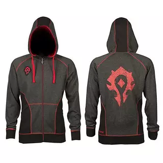 Horde Classic Premium Zip-Up Hoodie XS - Charcoal
