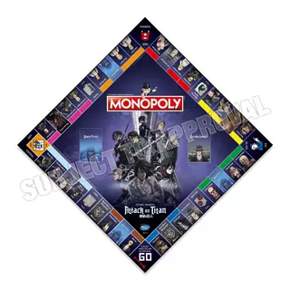 Winning Moves Attack on Titan The Final Season English- Monopoly