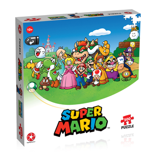 Winning Moves Super Mario - Mario and Friends Puzzles 500 pcs