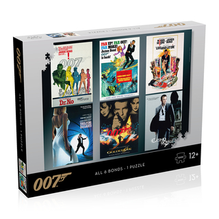 Winning Moves James Bond - Actor Debut 1000 Piece Jigsaw Puzzle