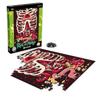 Winning Moves Rick and Morty - Rick and Morty Anatomy Puzzles 1000 pcs