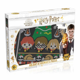 Winning Moves Harry Potter - Christmas Jumper #1 Holiday at Hogwarts Puzzles 1000 pcs