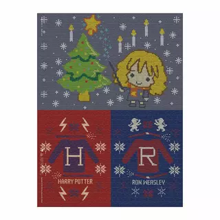 Winning Moves Harry Potter - Christmas in the Wizarding World Puzzles 1000 pcs