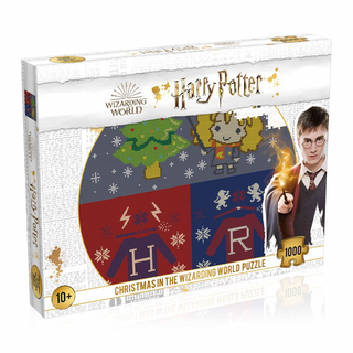 Winning Moves Harry Potter - Christmas in the Wizarding World Puzzles 1000 pcs 