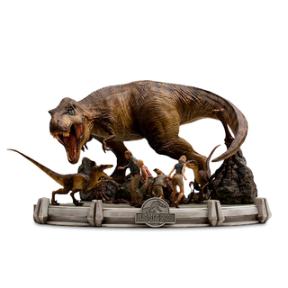 Iron Studios Jurassic Park - The Final Scene Statue Demi Art Maßstab 1/20