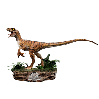 Iron Studios Jurassic Park: Il mondo perduto - Statua del Velociraptor Deluxe Art Scala 1/10