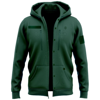World of Tanks Zip hoodie with patches green, L
