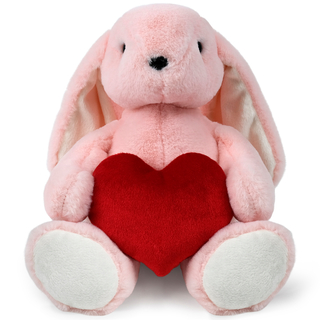Plush toy WP MERCHANDISE Bunny Jessie with a heart 34cm