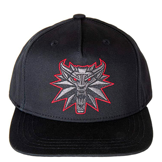 The Witcher 3 Black Wolf Snap Back Hat-One Size-Black