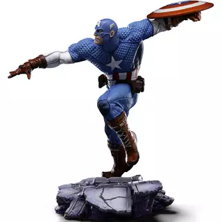 Iron Studios MARVEL COMICS - Captain America Infinity Gauntlet Diorama Statue 1/10