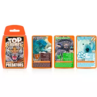 Winning Moves Predators (2021 Rebrand) - Top Trumps English
