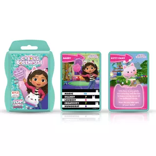 Winning Moves Gabby's Dollhouse -Top Trumps Junior Card Game English