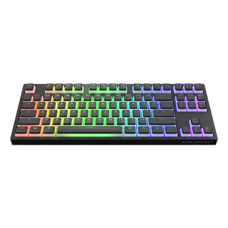 [REFURBISHED] Dark Project One KD87A Puding Black - Gateron Mech. Sárga RGB (ENG)