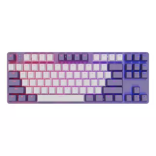 [REFURBISHED] Dark Project One KD87A Violet/White - G3MS Mech. RGB (ENG)