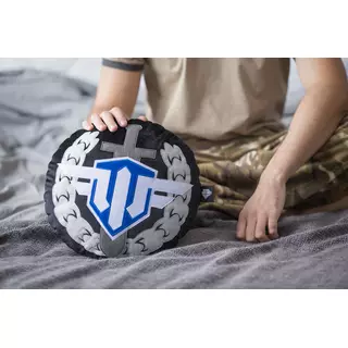 Pillow World of Warplanes, 37 cm black