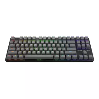 [REFURBISHED] Dark Project One KD87A Black - Gateron Mech. Red RGB (ENG)