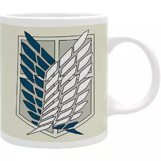 Abysse Attack on Titan - hrnek - 320 ml - odznak