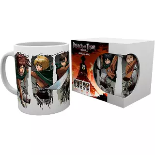 Abysse Attack on Titan - hrnek - 320 ml - Character Montage