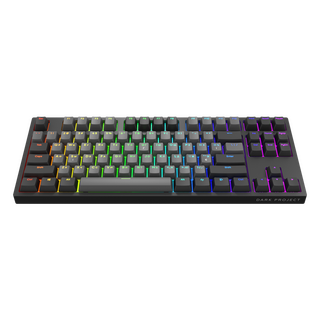 [REFURBISHED] Dark Project One KD87A Fekete / Felhőszürke - Gateron Mech. Sárga RGB (ENG/UA)