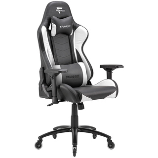 FragON Silla de juego - Serie 5X, Negro/Blanco 2024