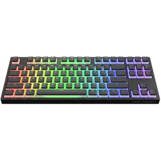 Dark Project KD87A Pudding Black - Gateron Cap Teal RGB (ENG)