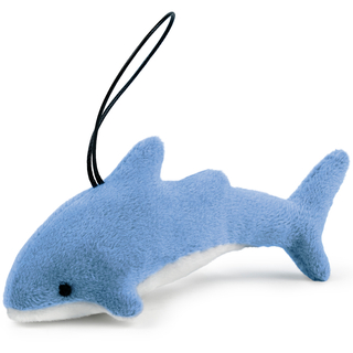 Porte-clés en peluche WP MERCHANDISE Requin Nory, 13 cm, bleu