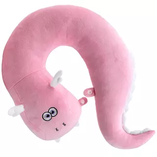 Headrest pillow WP MERCHANDISE Dragon Lily, pink, 35 cm