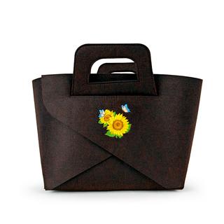 Plstěná taška transformátor WP MERCHANDISE Picnic in Sunflowers, 39,5 cm