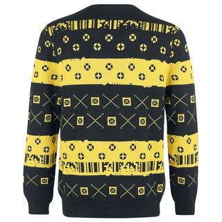Cyberpunk 2077 Suéter navideño feo Silent Night City, Negro, XL