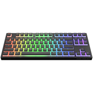 [REFURBISHED] Dark Project KD87A Puding Black - Gateron Cap Teal RGB (ENG)