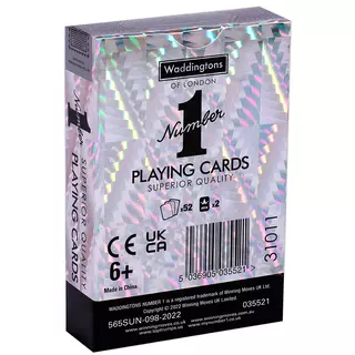 Winning Moves Waddingtons No.1 Playing Cards - Platinum