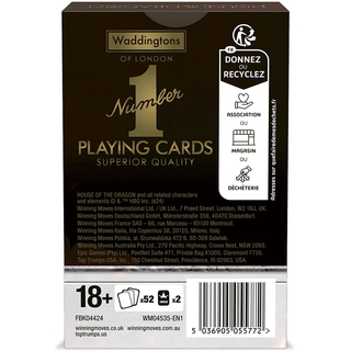 Winning Moves Waddingtons No.1 Playing Cards - La maison des dragons