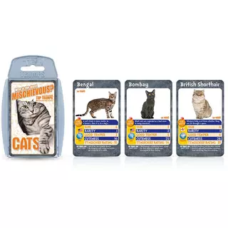 Winning Moves Cats - Top Trumps Board Game