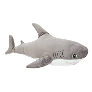Plyšová hračka WP MERCHANDISE Žralok šedý, 80 cm