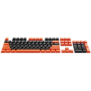 Dark Project KS-43 Keycaps PBT, ENG/RU/UA, μαύρο / πορτοκαλί