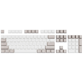 Dark Project KS-48 Keycaps PBT, ENG/RU/UA, γκρι/λευκό