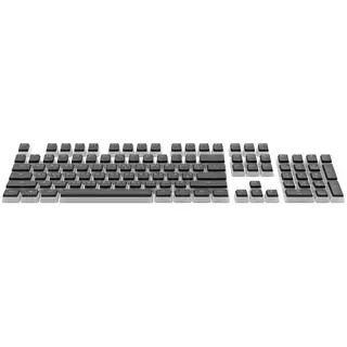 Dark Project KS-0049 puddings PBT Keycaps, ENG/RU/UA Black