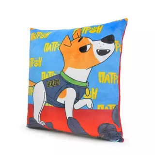 WP MERCHANDISE Patron the Dog (cartoon) - Dog Patron decorative pillow