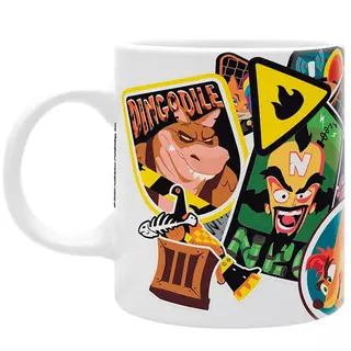 Abysse CRASH BANDICOOT - Mug - 320 ml - Sticker Crash