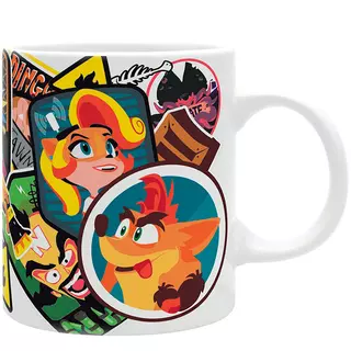 Abysse CRASH BANDICOOT - Mug - 320 ml - Sticker Crash