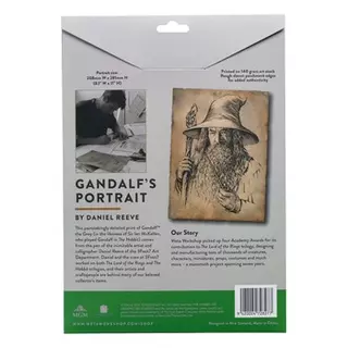 Weta Workshop The Lord of the Rings - Portrait of Gandalf The Grey Statue Art Print