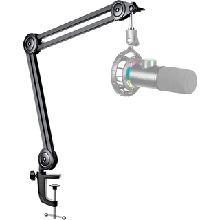 FIFINE BM63 Soporte de brazo de pluma pesado de metal súper estable, negro